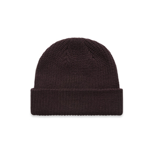 PLUM cable-beanie-plum